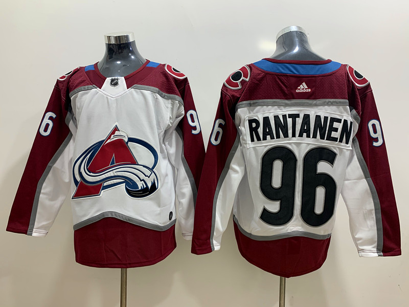 Men's Colorado Avalanche Mikko Rantanen #96 White Home Breakaway Jersey